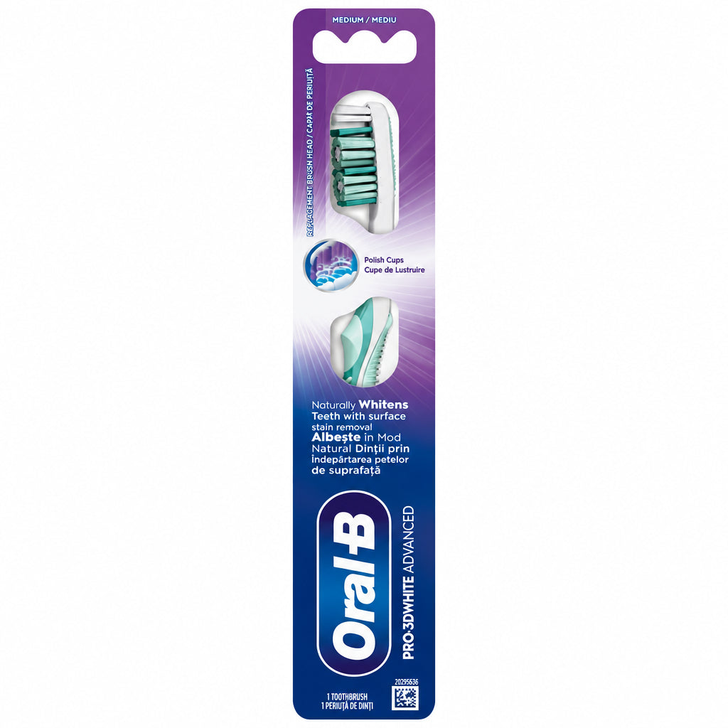 Oral-B Pro-3D White Advanced Medium 1buc - Periuta de Dinti