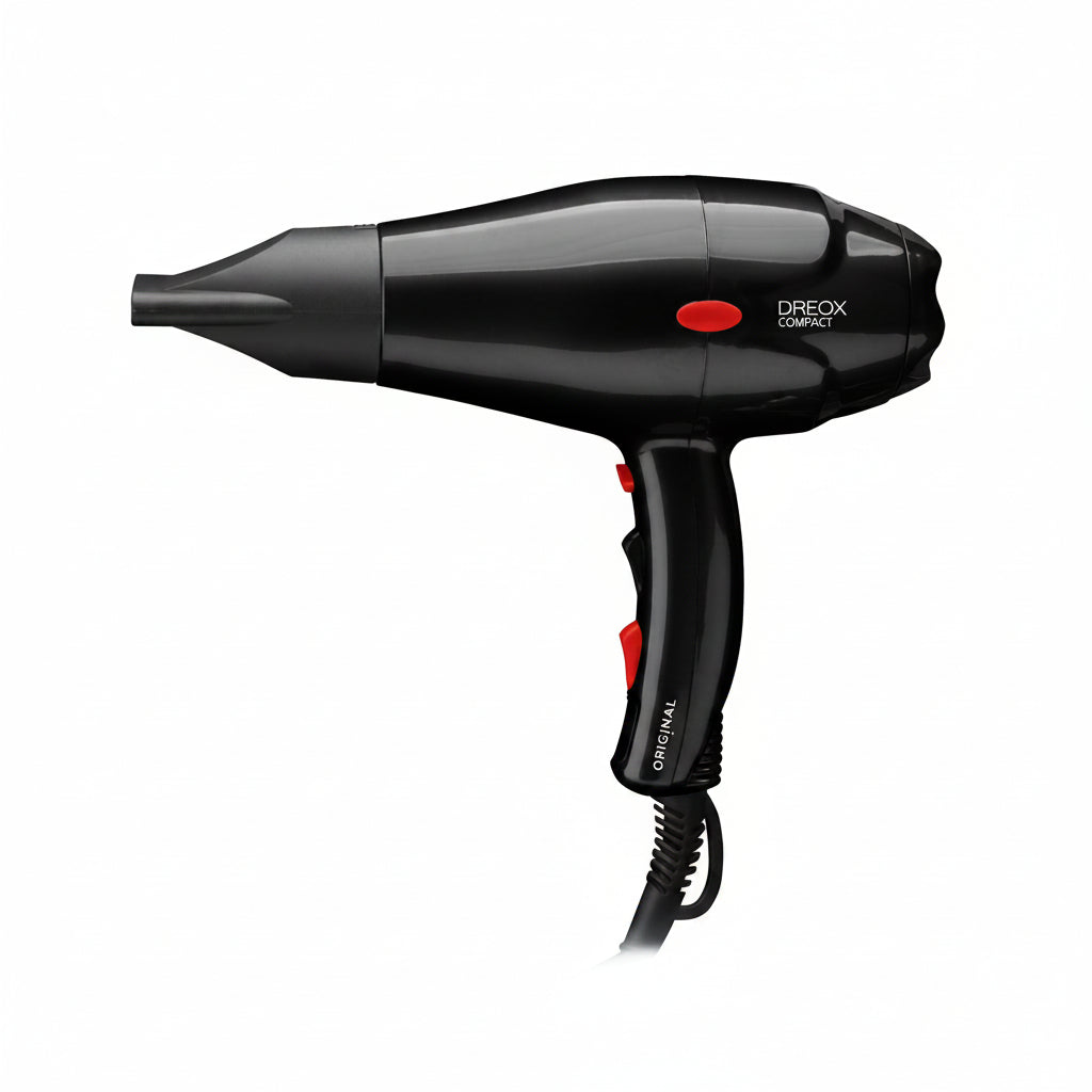 Original Best Buy Dreox Compact Hairdryer Black 2000W - Uscator de Par - Beauty Lounge
