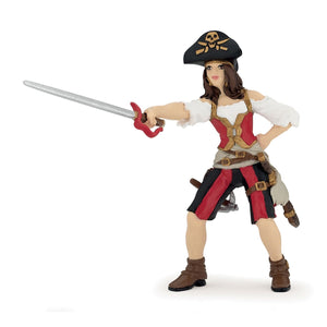 Papo Pirati si Corsari Figurina Femeie Pirat Bruneta