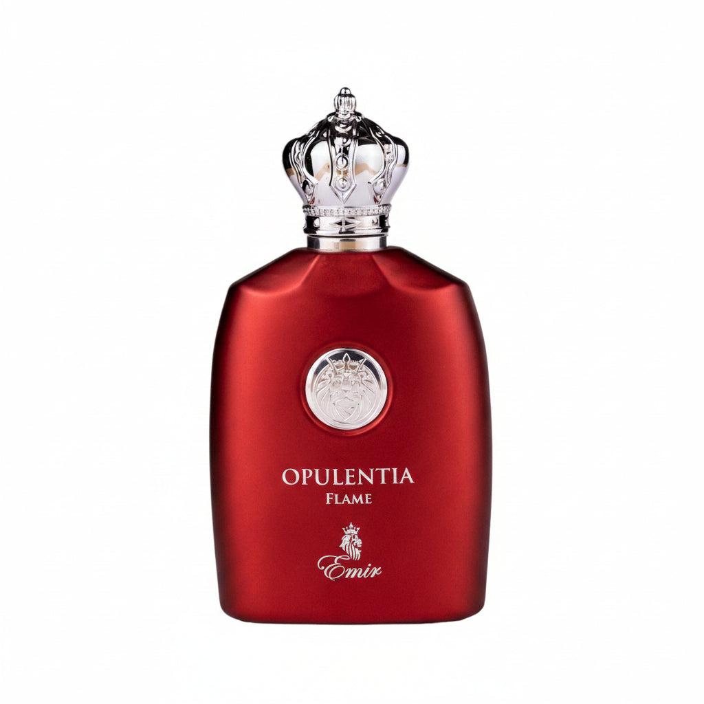 Emir Opulentia Flame este o apa de parfum pentru barbati care spune povestea unui barbat curajos si sofisticat, cu o prezenta memorabila si sigura pe sine.