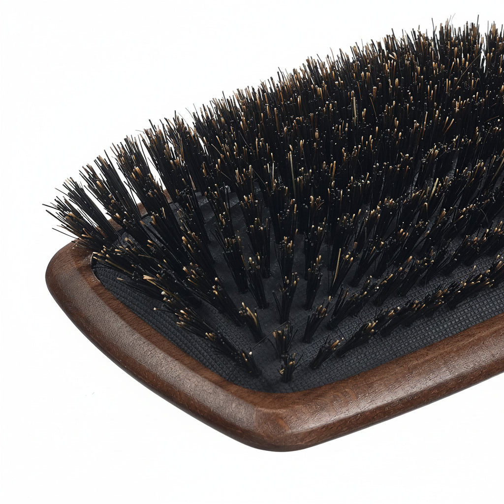 Sibel Wooden Decopad Brush - Perie cu Maner din Lemn Baza Flexibila