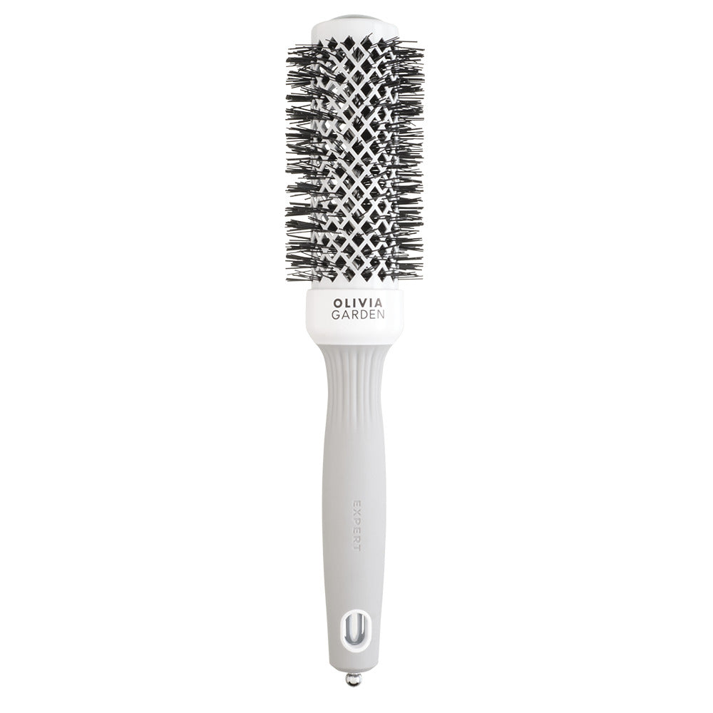 Olivia Garden Expert Blowout Shine 35mm C+I Alba - Perie Profesionala Pentru Coafare Perfecta - Beauty Lounge