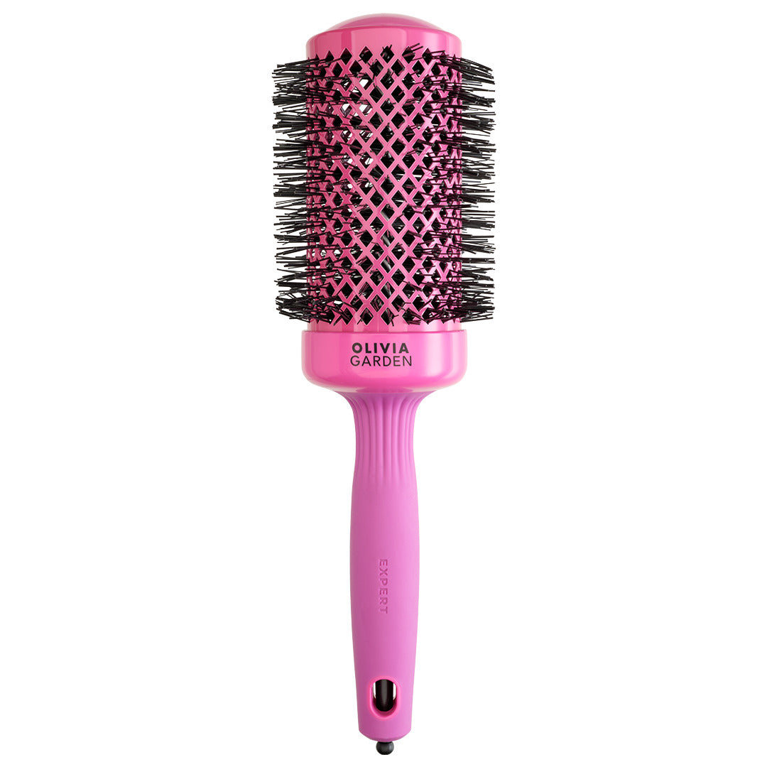 Olivia Garden Expert Blowout Shine C+I 55mm - Perie de Par Volum si Stralucire Roz - Beauty Lounge