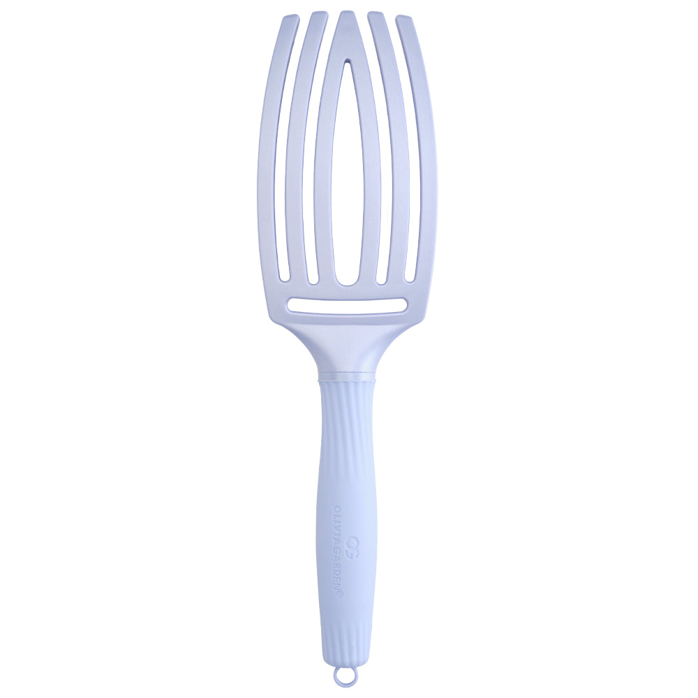 Olivia Garden Finger Brush Medium Combo Blue Polar - Perie de Par Paddle Descurcare - Beauty Lounge