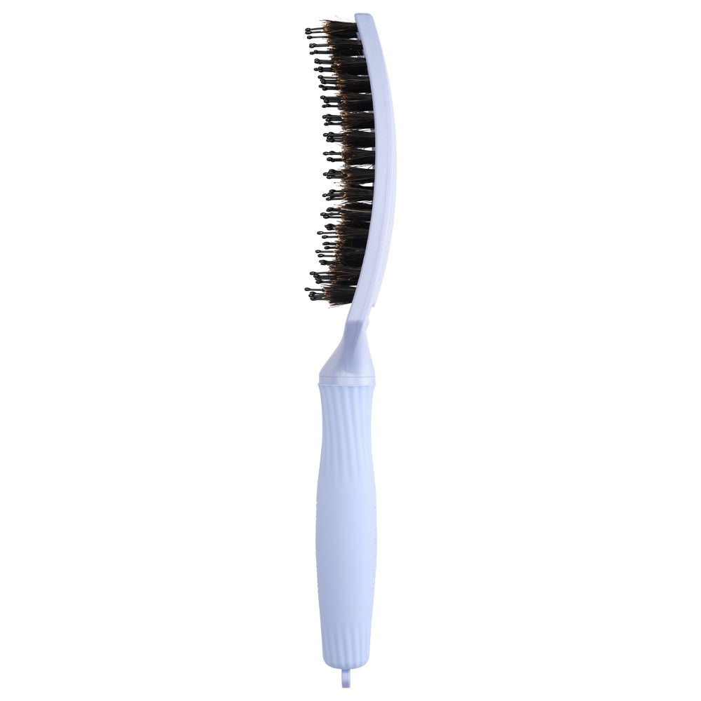 Olivia Garden Finger Brush Medium Combo Blue Polar - Perie de Par Paddle Descurcare - Beauty Lounge