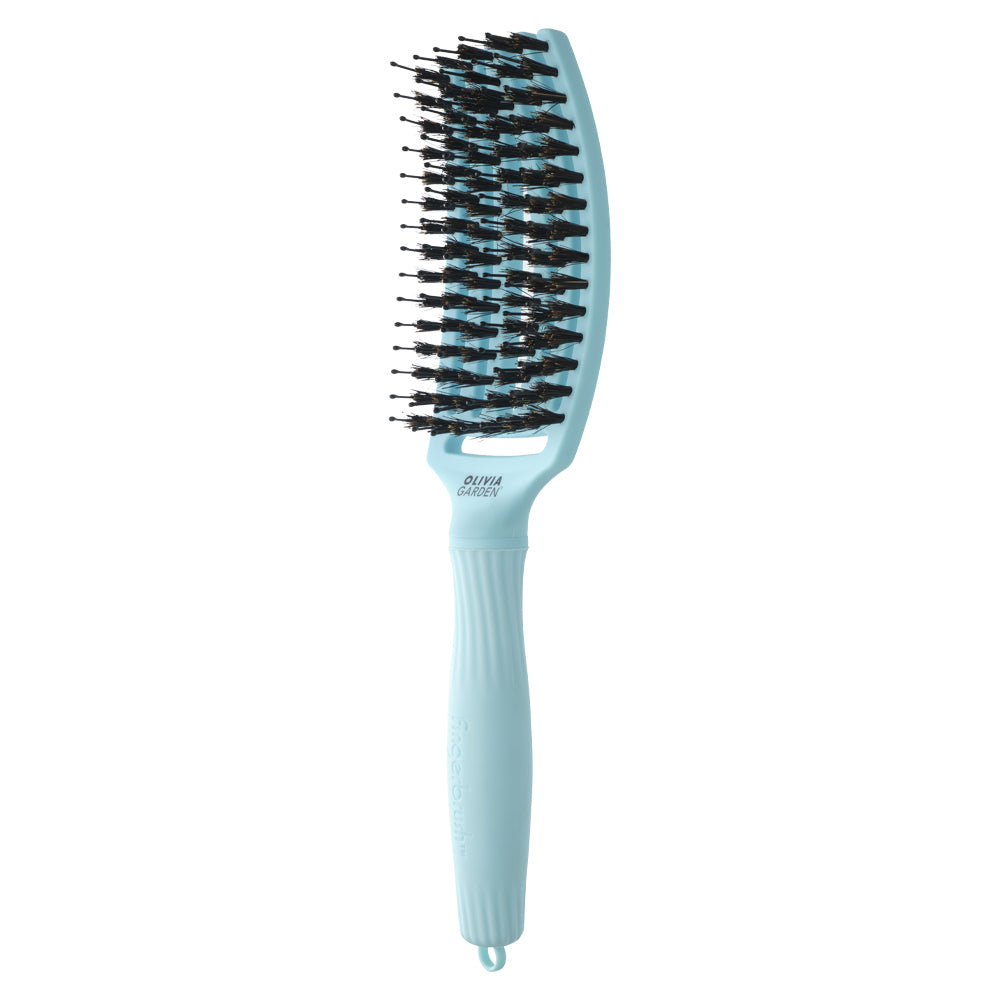 Olivia Garden Finger Brush Medium Combo Dolce Vita Blue Sky - Perie de par Paddle Descurcare - Beauty Lounge