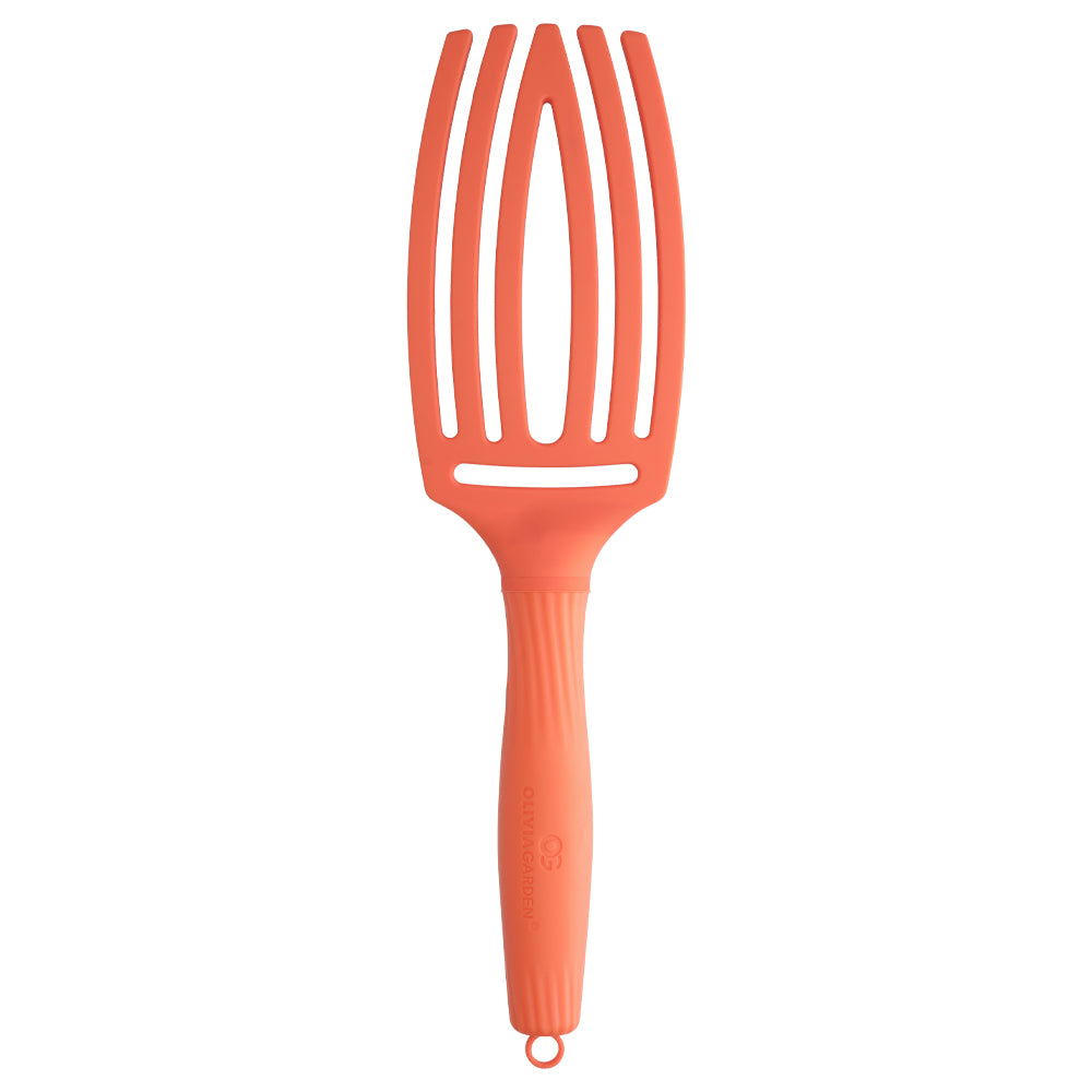 Olivia Garden Finger Brush Medium Combo Dolce Vita Orange Spritz - Perie de Par Paddle Descurcare - Beauty Lounge