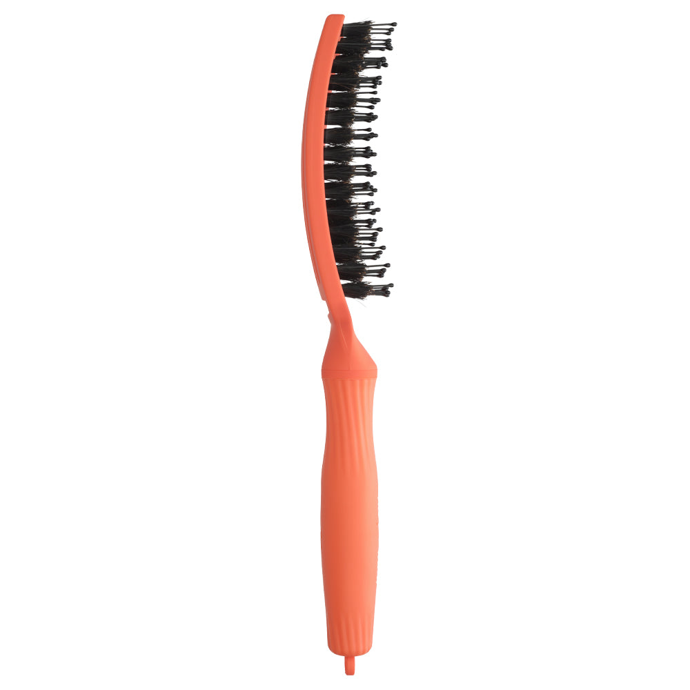 Olivia Garden Finger Brush Medium Combo Dolce Vita Orange Spritz - Perie de Par Paddle Descurcare - Beauty Lounge