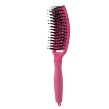 Încarcă imaginea în Galerie, Olivia Garden Finger Brush Hot Pink - Perie de Par Descurcare Usoara Masaj Scalp - Beauty Lounge
