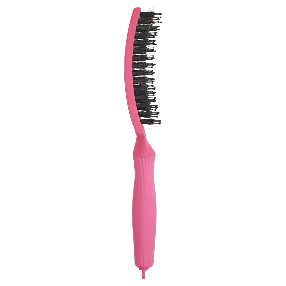 Olivia Garden Finger Brush Hot Pink - Perie de Par Descurcare Usoara Masaj Scalp - Beauty Lounge