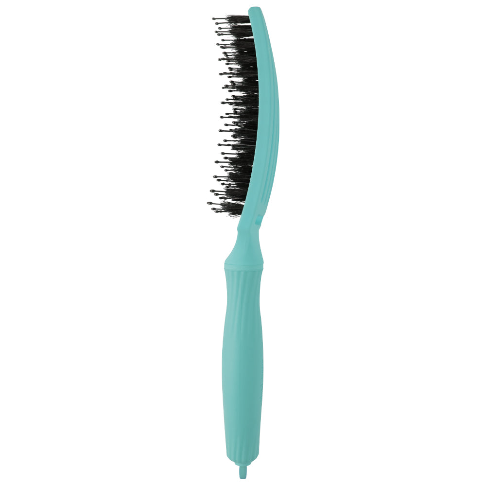 Olivia Garden Finger Brush Medium Combo Mint - Perie de Par Paddle Descurcare - Beauty Lounge