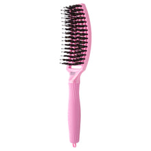 Încarcă imaginea în Galerie, Olivia Garden Finger Brush Medium Combo Roz Celest - Perie de Par Paddle Descurcare - Beauty Lounge
