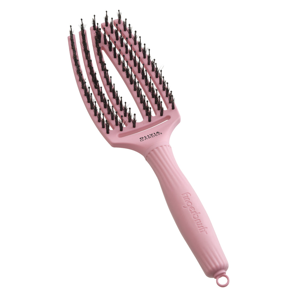 Olivia Garden Finger Brush Medium Combo ThinkPink Soft Purple - Perie de Par Paddle Descurcare - Beauty Lounge