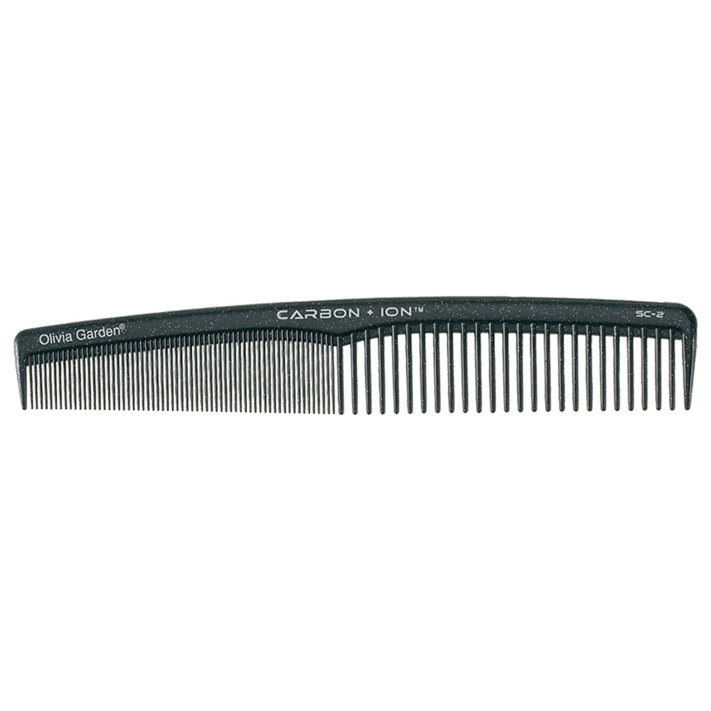 Olivia Garden Carbon SC-2 - Pieptene Profesional Carbon Turmalina Pentru Par Mediu si Styling - Beauty Lounge