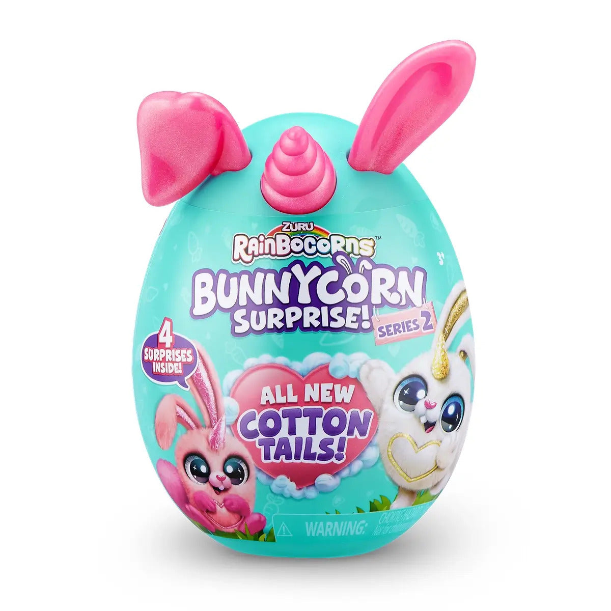 Rainbocorns Jucarie de Plus Iepurasul S2 - Ou Surpriza Plus Squishy de Colectie