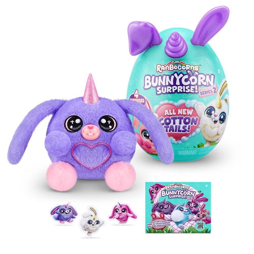 Rainbocorns Jucarie de Plus Iepurasul S2 - Ou Surpriza Plus Squishy de Colectie
