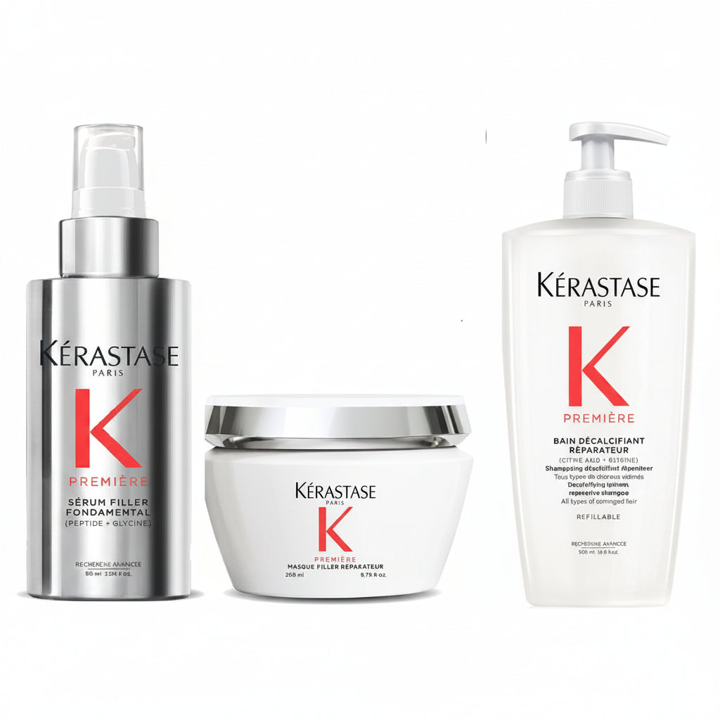 Set Kerastase Premiere - Ritual Suprem de Regenerare a Parului - Serum + Masca + Sampon - Beauty Lounge
