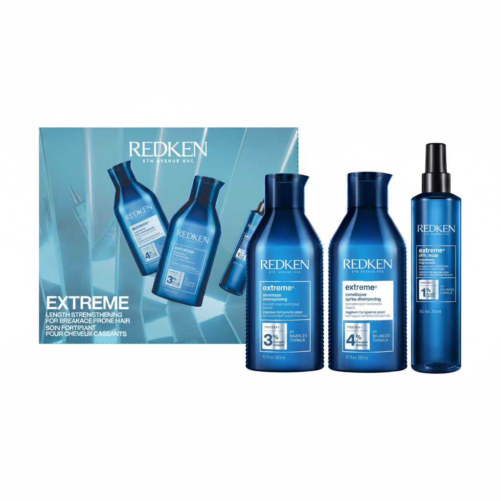 Redken Extreme Set - Sampon 300ml + Balsam 300ml + Leave-in Anti-Rupere 250ml