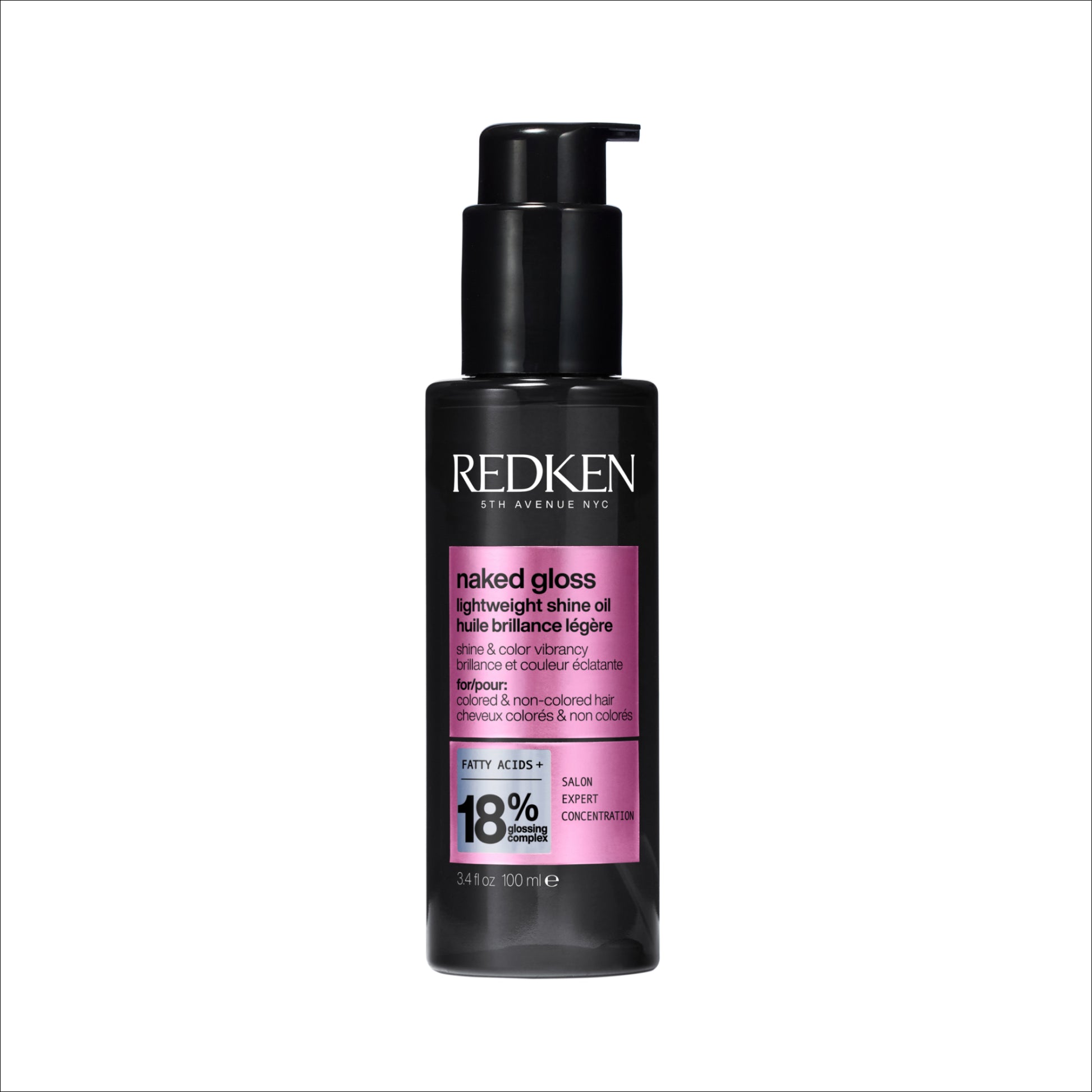 Redken Naked Gloss este un ulei profesional cu textura ultra-usoara