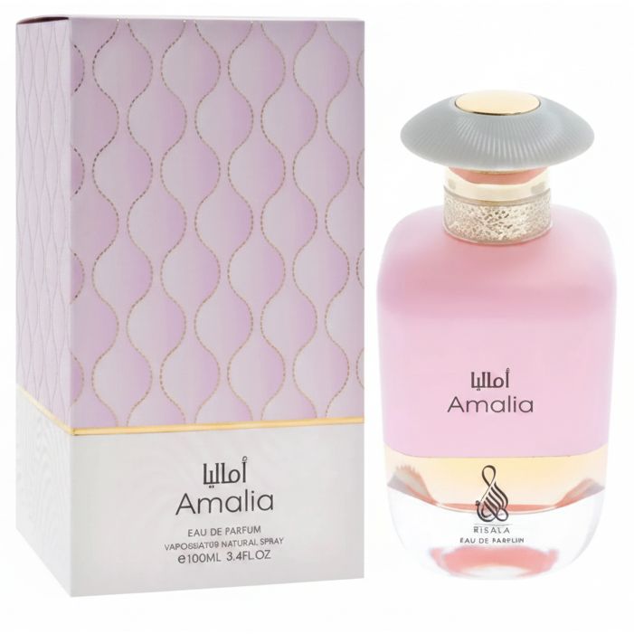 Risala Amalia 100ml apa de parfum pentru femei delicat si feminin cu accente florale proaspete si o dulceata fina perfect pentru zi