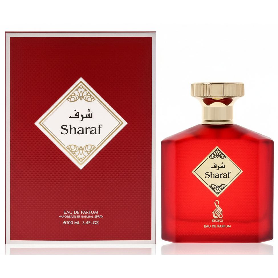 Risala Sharaf 100ml apa de parfum unisex un parfum dulce condimentat intens si seducator cu vibe de club si seara