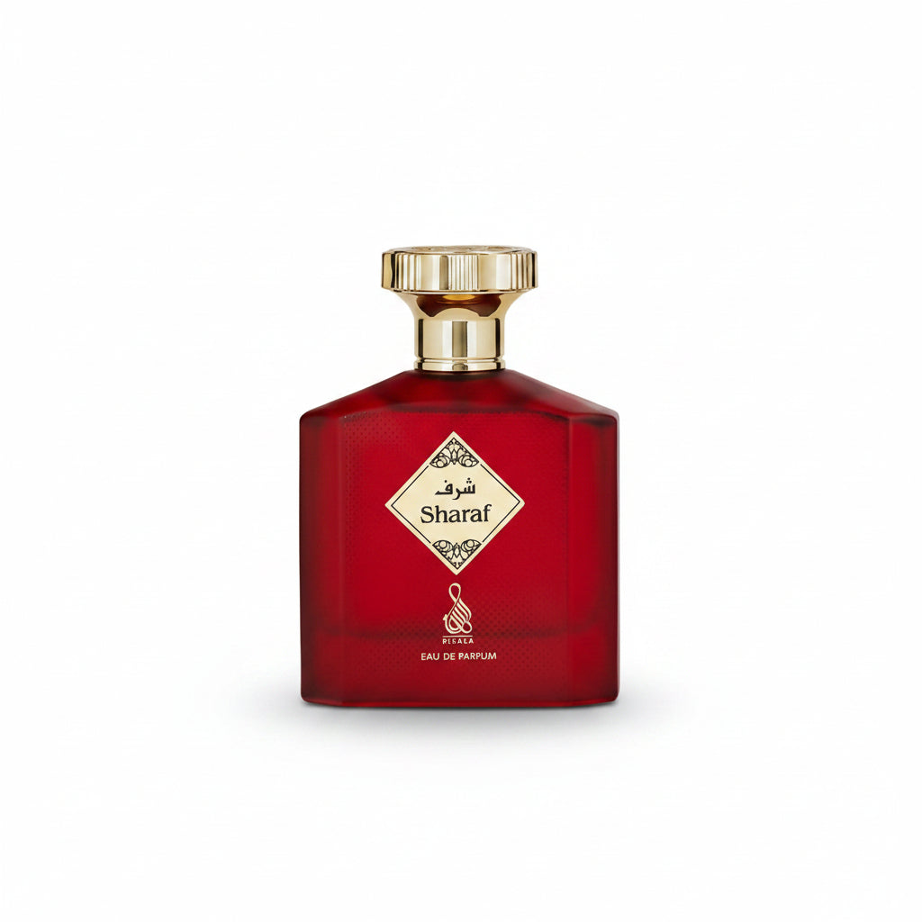 Risala Sharaf 100ml apa de parfum unisex un parfum dulce condimentat intens si seducator cu vibe de club si seara