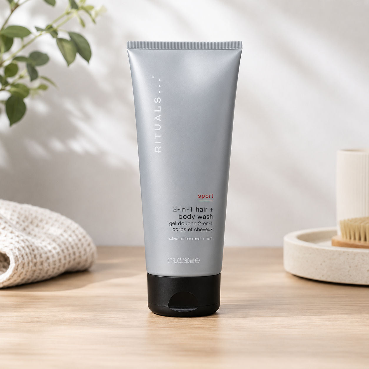 Rituals of Homme Sport Hair and Body Wash 200ml - Gel de Dus 2in1