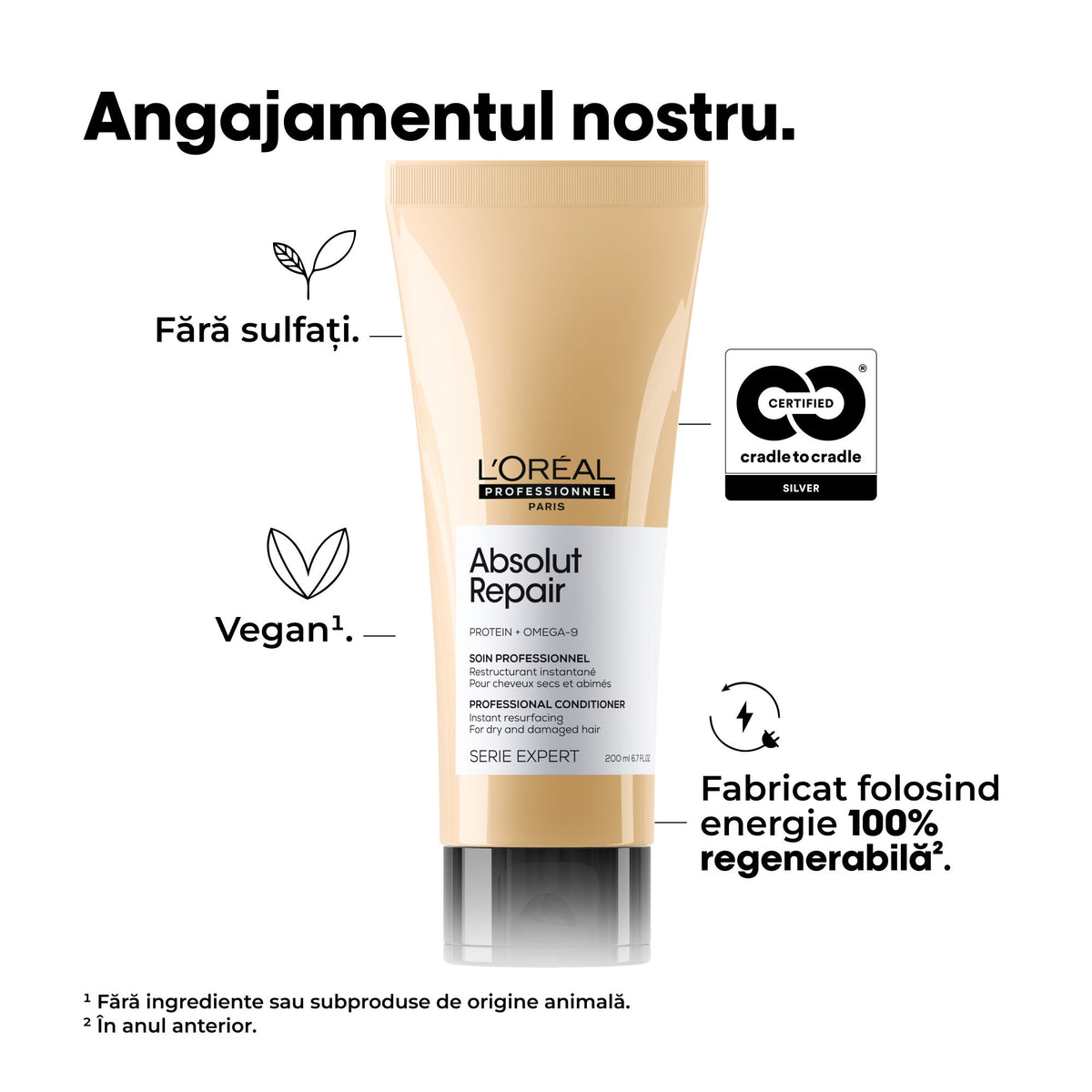 L'Oreal Professionnel SE Absolut Repair 200ml - Balsam Reparator Pentru Par Uscat si Deteriorat
