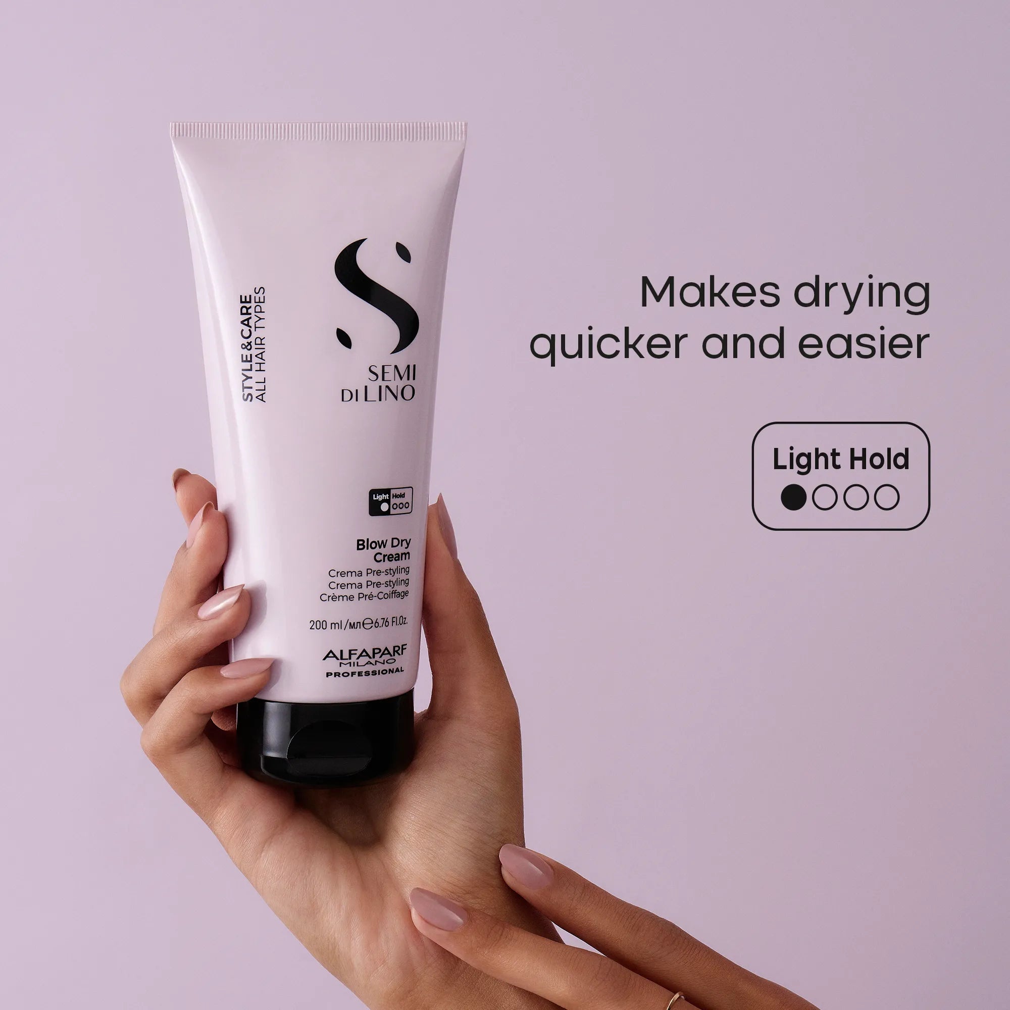Alfaparf Milano Semi di Lino Style Blow Dry Cream 200ml - Crema Pentru Styling