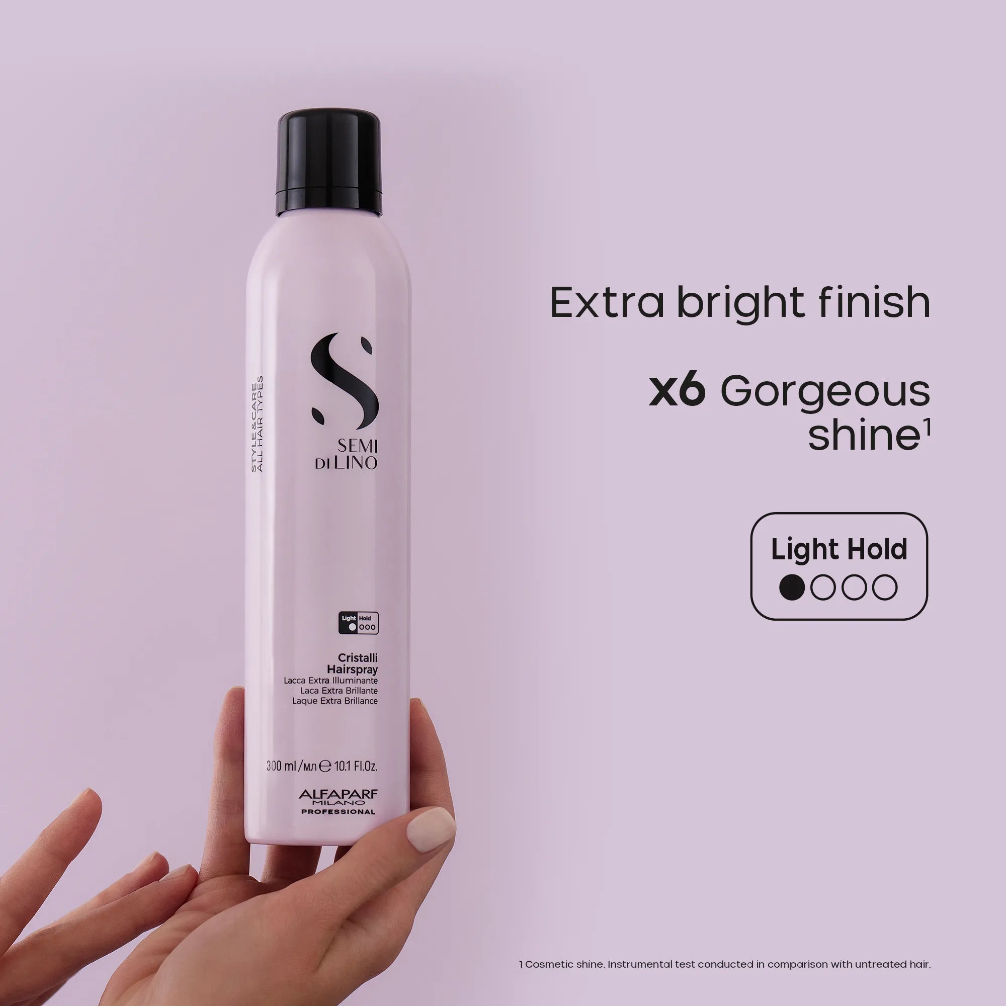 Alfaparf Milano Semi di Lino Style Cristalli Hairspray 300ml - Fixativ cu Fixare Usoara