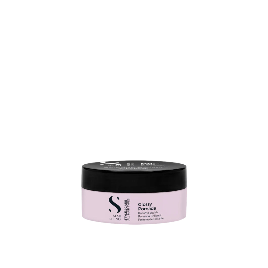 Alfaparf Milano Semi di Lino Style Glossy Pomade - Ceara de Par Fixare Puternica 90ml