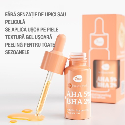 7DAYS Set Cadou My Beauty Week Let's Get Updated - Exfoliere Delicata