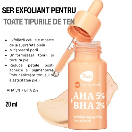 7DAYS Set Cadou My Beauty Week Let's Get Updated - Exfoliere Delicata