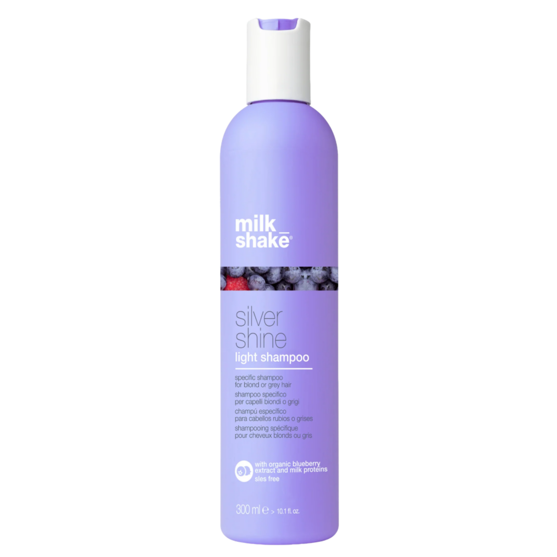 MilkShake Silver Shine Light Sampon 300ml - Neutralizeaza Tonurile Galbene - Beauty Lounge