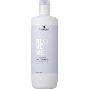 Schwarzkopf BlondMe Bond Repair Purple Sampon cu Pigment Violet Par Blond 1000ml