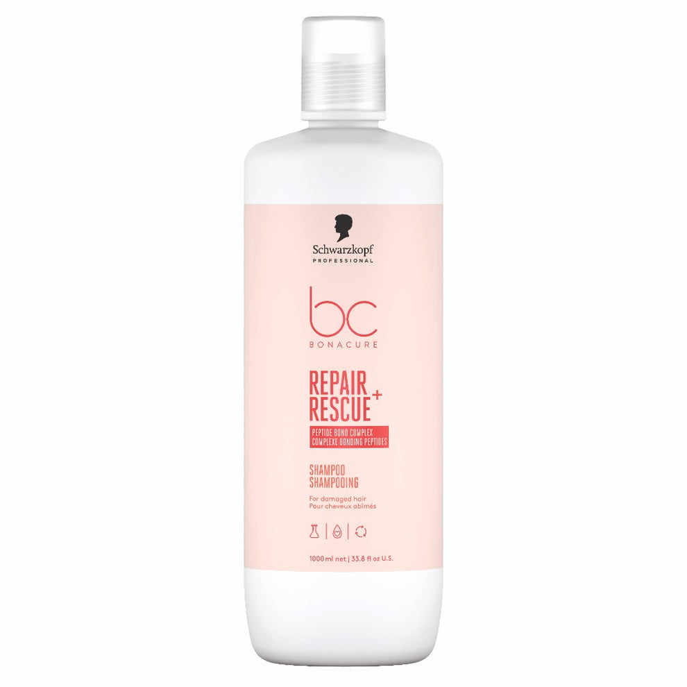 Schwarzkopf Professional BC Repair Rescue 1000ml - Sampon cu Peptide Pentru Par Degradat