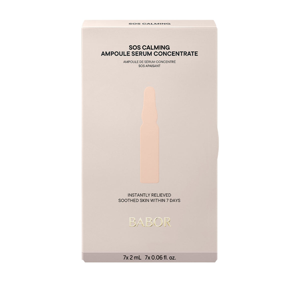 Babor SOS Calming Ampoules 7x2ml - Fiole Concentrate Pentru Ten Sensibil