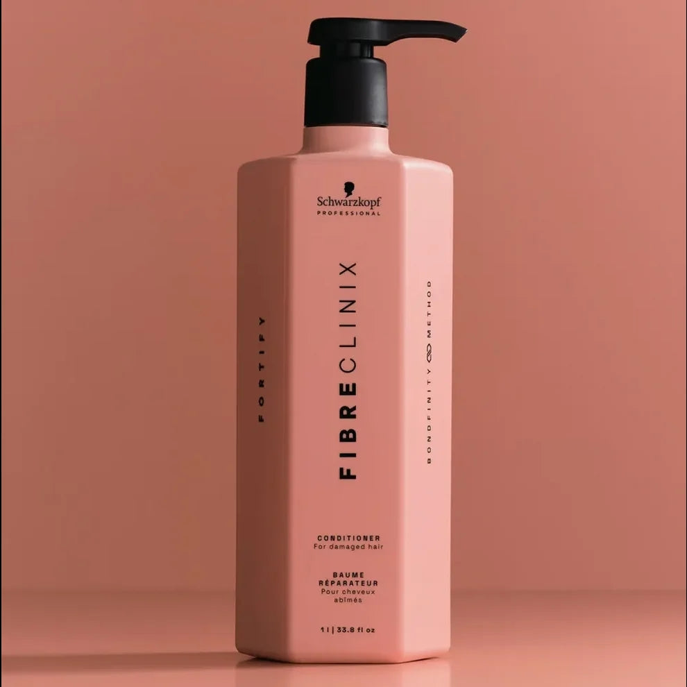 Schwarzkopf Professional Bonacure Fibre Clinix Fortify 1000ml - Balsam Reparator Pentru Par Deteriorat
