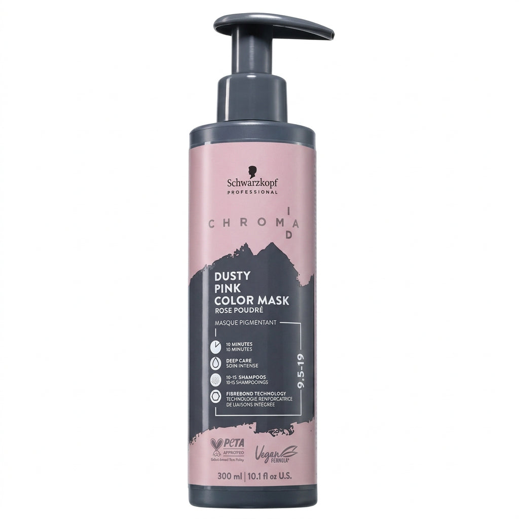 Schwarzkopf Professional Chroma ID Mask Dusty-Pink 9.5-19 300ml - Masca Coloranta Pentru Par