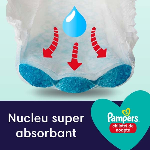 Pampers Night Pants Nr 4 9-15kg - Scutece 25buc