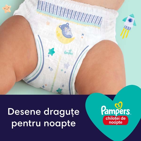 Pampers Night Pants Nr 4 9-15kg - Scutece 25buc