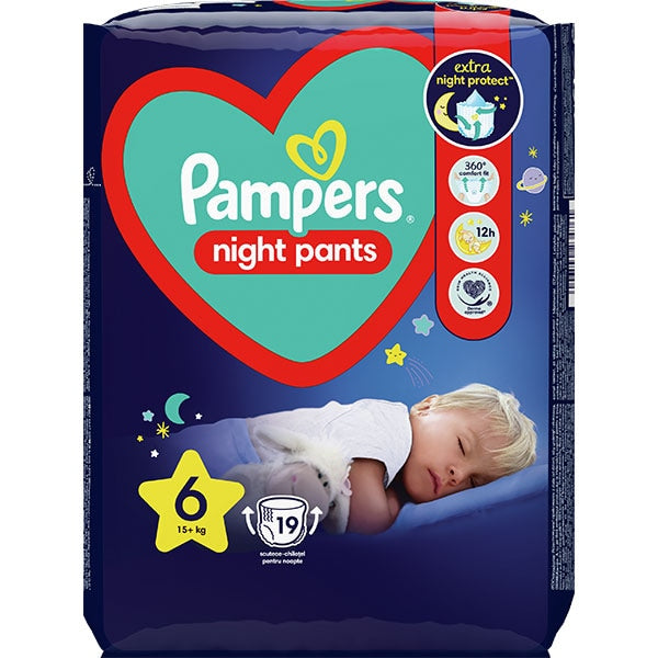Pampers Night Pants Nr 6 15+kg - Scutece 19buc