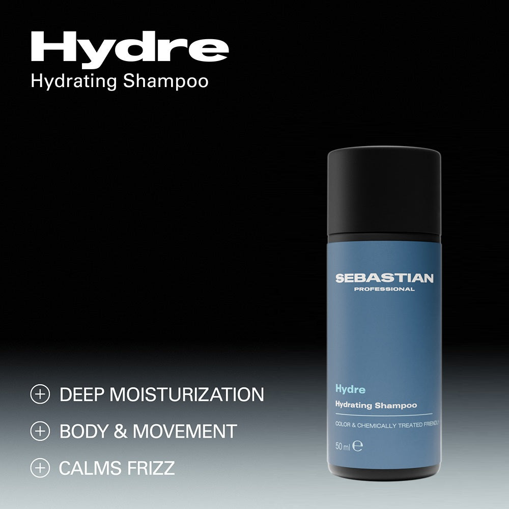 Sebastian Hydre Hydrating Shampoo 50ml - Sampon Hidratant Pentru Par Uscat