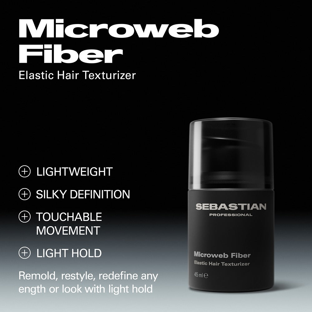 Sebastian Microweb Fiber Elastic Hair Texturizer 45ml - Crema Pentru Texturizare si Fixare Usoara