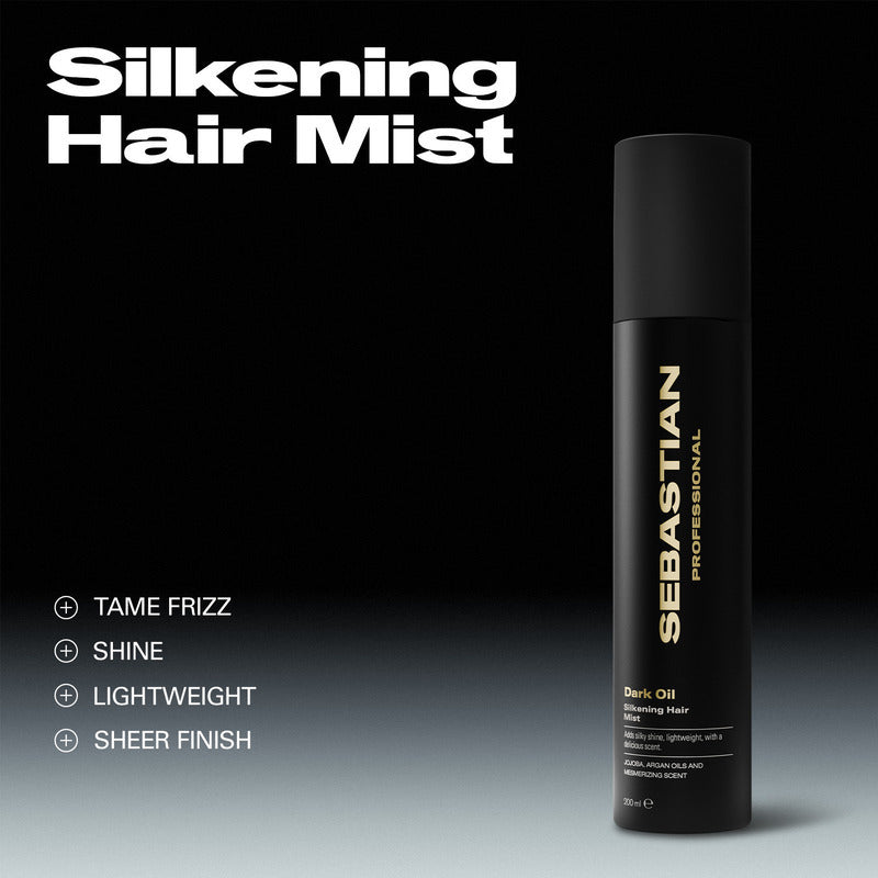 Sebastian Professional Dark Oil Silkening Hair Mist 200ml - Spray Pentru Par