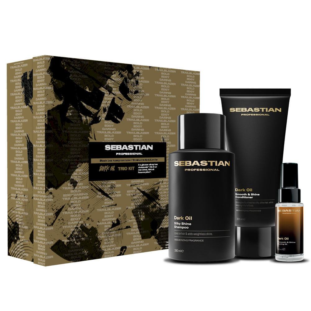 Sebastian Professional Dark Oil Set - Sampon 280ml + Balsam 200ml + Ulei 30ml