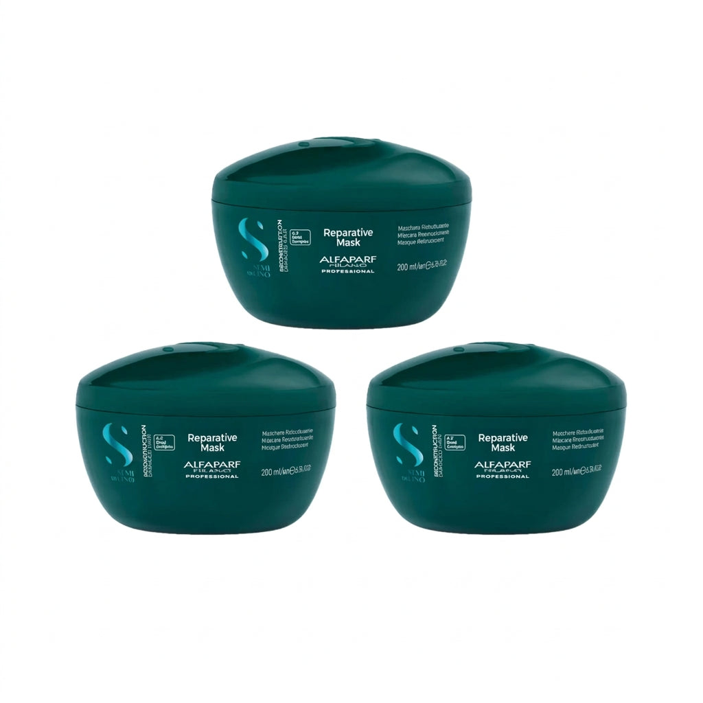 Set Alfaparf Milano Reconstruction Reparative Mask 3x200ml - Masca Reparatoare