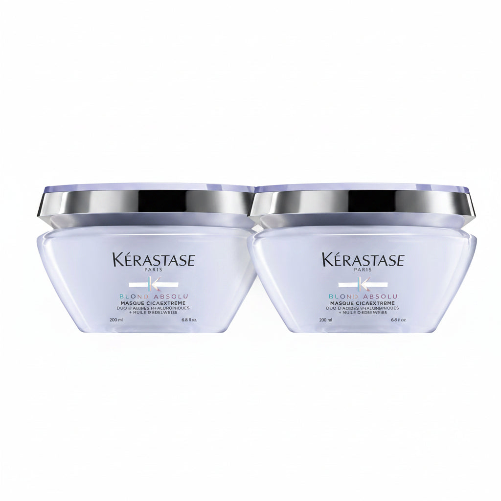 Set Kerastase Blond Absolu 2 x Masque Cicaextreme - Masca Intens Hidratantă 200ml - Beauty Lounge