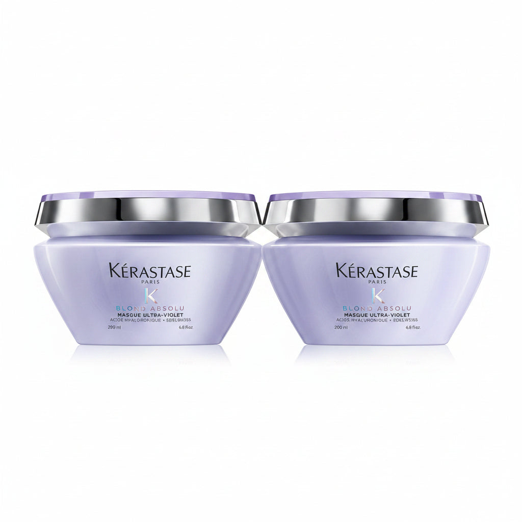 Set Kerastase Blond Absolu 2 x Masque Ultra-Violet - Masca 200ml - Beauty Lounge
