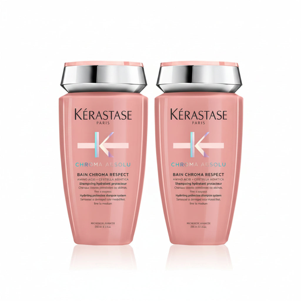 Set Kerastase Chroma Absolu 2 x Bain Chroma Respect - Sampon 250ml - Beauty Lounge